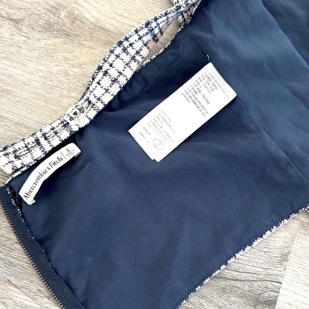 FINAL PRICE *Abercrombie & Fitch White and Blue Checkered Set - Picture 8 of 15